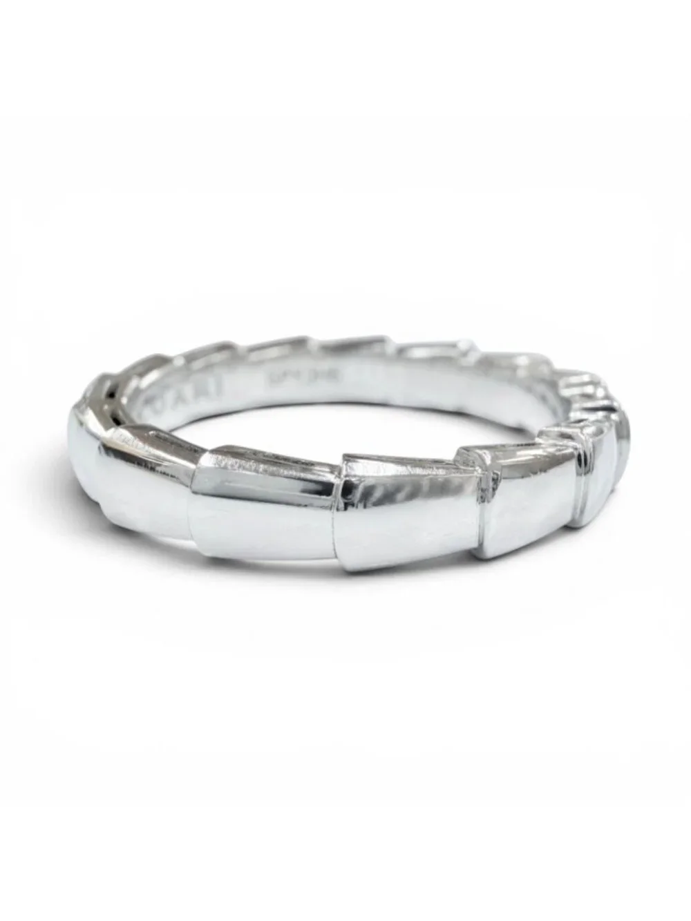 Bvlgari Serpenti Viper Ring White Gold